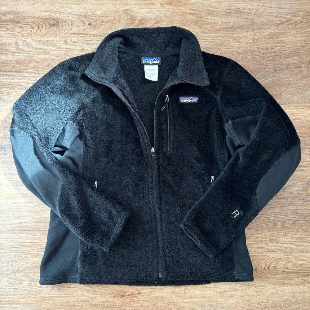 Patagonia zip up fleece - black, Womenms S